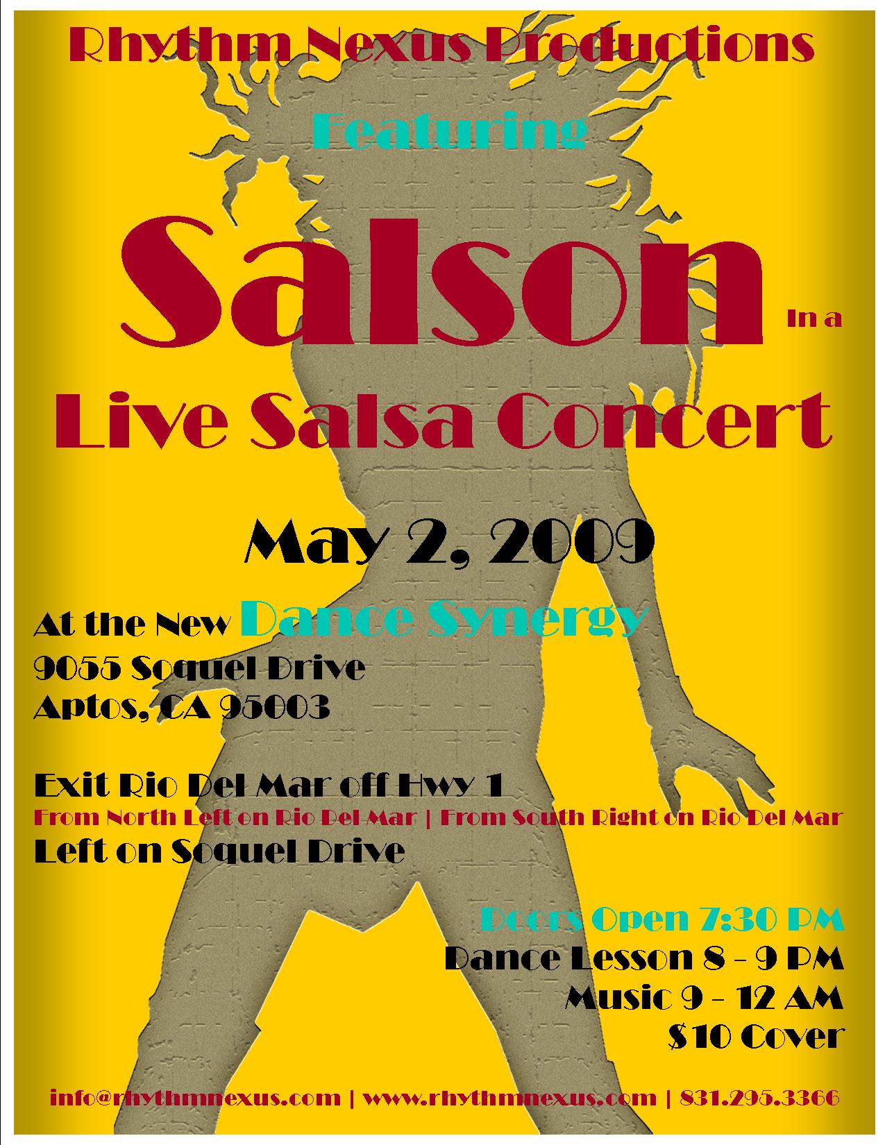 Salson at Dance Synergy, Saturday Aptos May 2